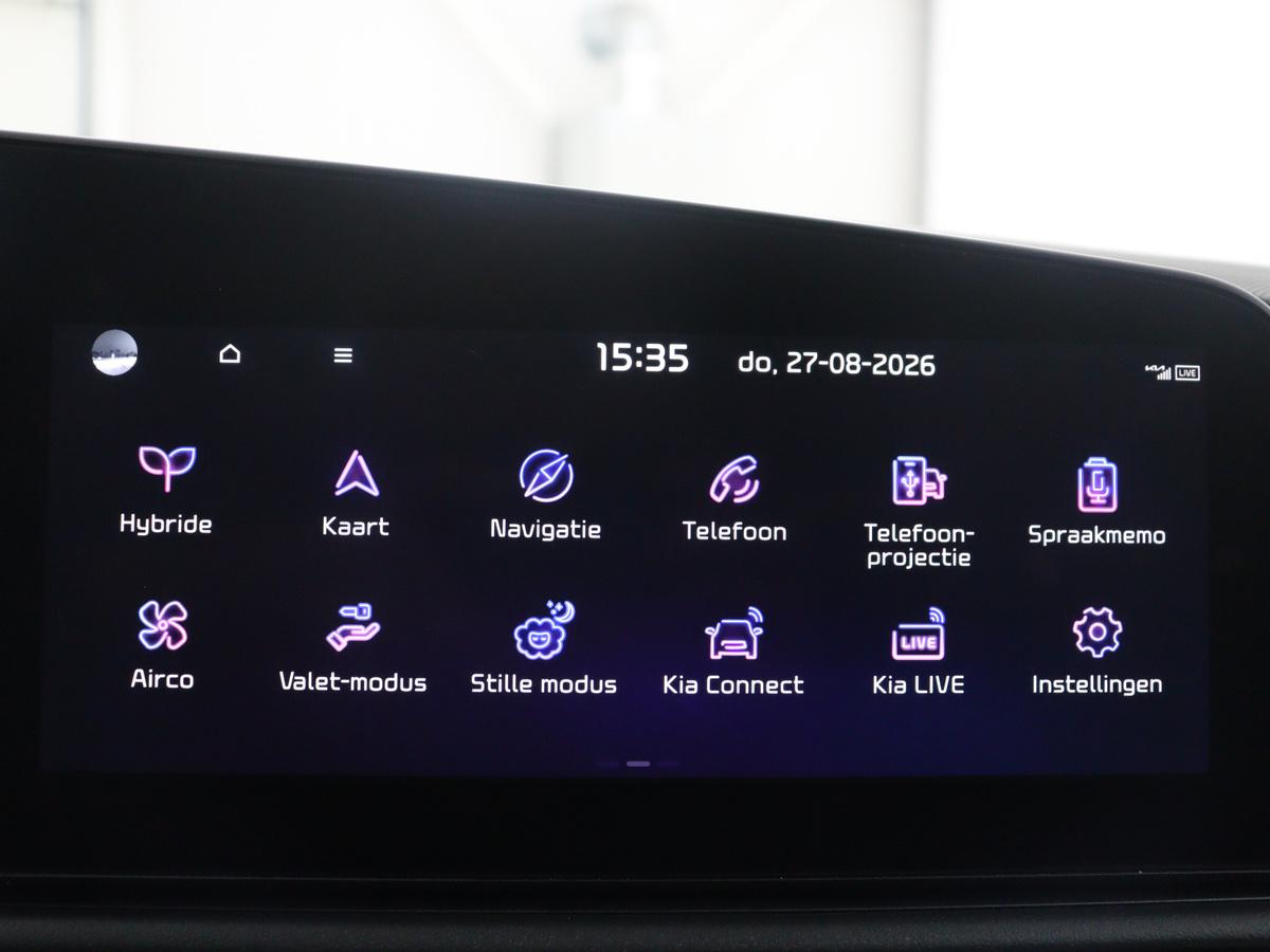 Kia Niro Kia Niro 1.6 GDi Hybrid DynamicPlusLine | Panoramadak | Leder | Cruise control | Head-up | Stuur/stoel verwarming | Navigatie | Carplay | Camera | Park assist | Elektrische achterklep