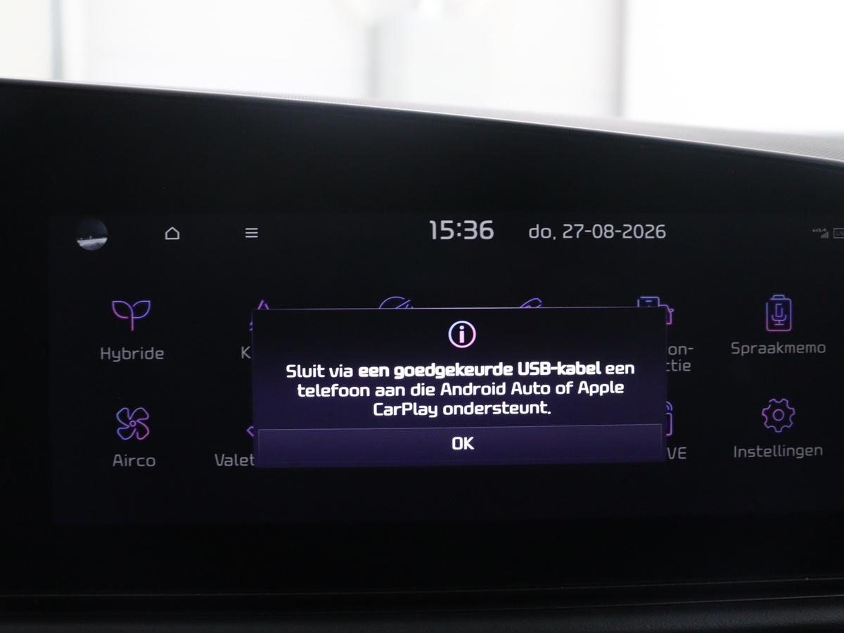 Kia Niro Kia Niro 1.6 GDi Hybrid DynamicPlusLine | Panoramadak | Leder | Cruise control | Head-up | Stuur/stoel verwarming | Navigatie | Carplay | Camera | Park assist | Elektrische achterklep
