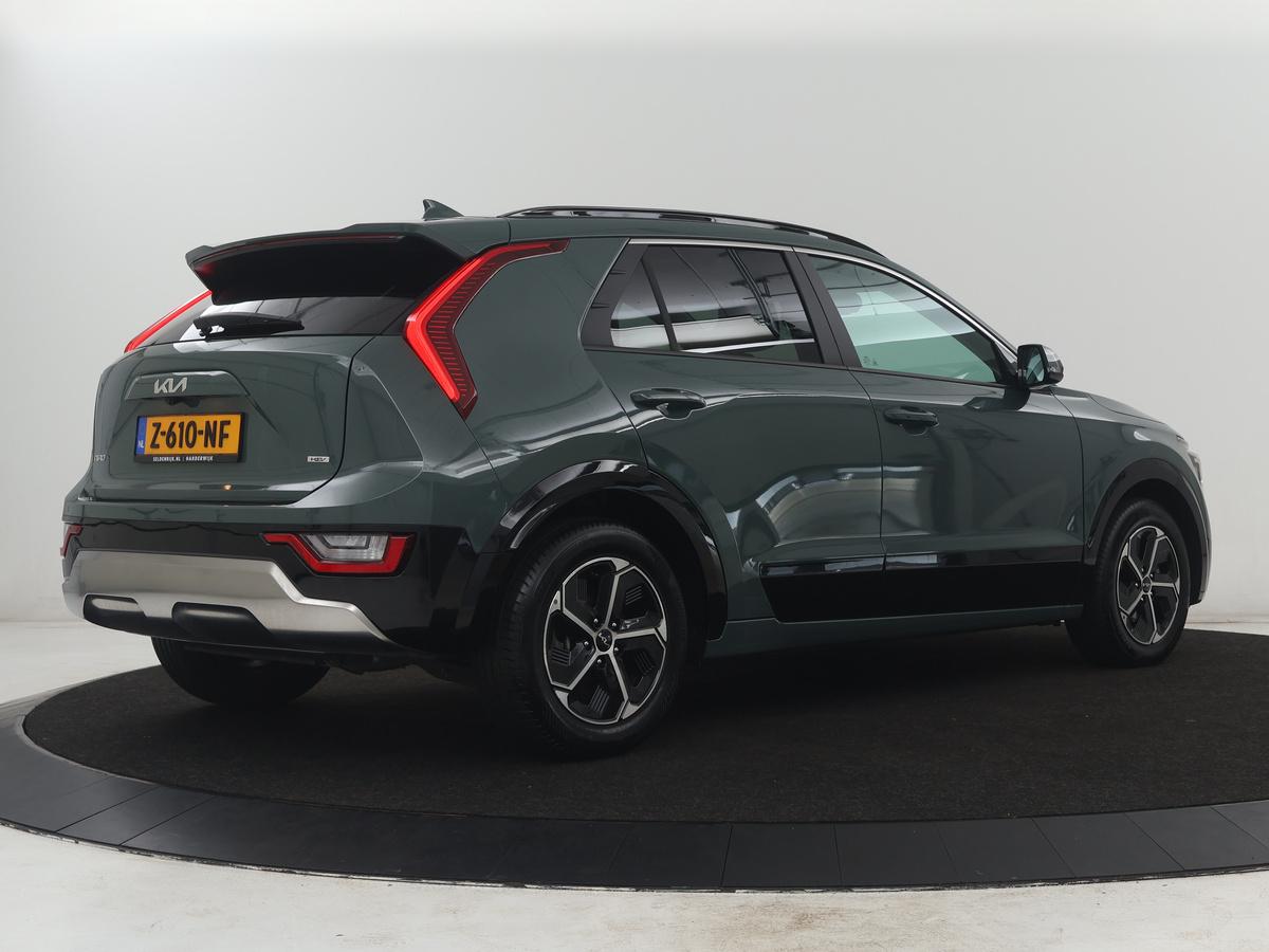 Kia Niro Kia Niro 1.6 GDi Hybrid DynamicPlusLine | Panoramadak | Leder | Cruise control | Head-up | Stuur/stoel verwarming | Navigatie | Carplay | Camera | Park assist | Elektrische achterklep
