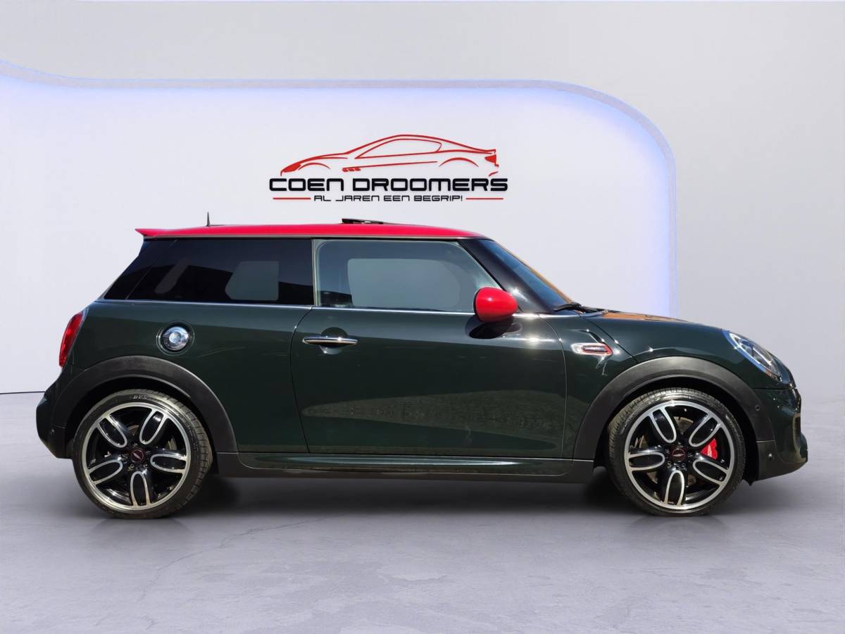 MINI Cooper MINI Cooper 2.0 John Cooper Works /Apple Carplay/Panodak/Schaalstoelen/H&K Audio/HUD/Stoelverw./Parkeersens.V+A/Keyless/Navi/18”LMV/(MET GARANTIE*)