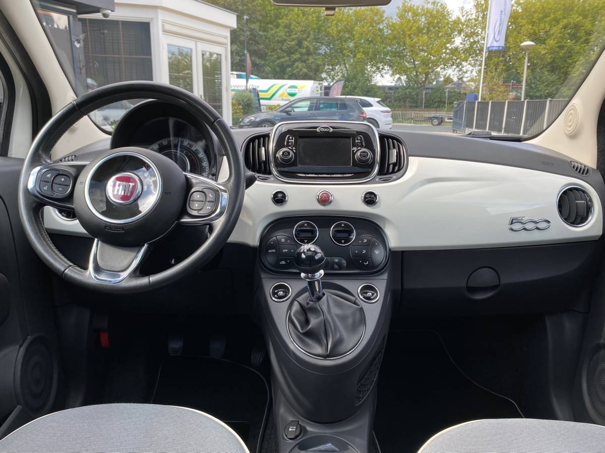 Fiat 500 Fiat 500 1.2 Lounge NIEUWSTAAT PANO XENON CLIMA CHROOM PAKKET ELEKTR PAKKET