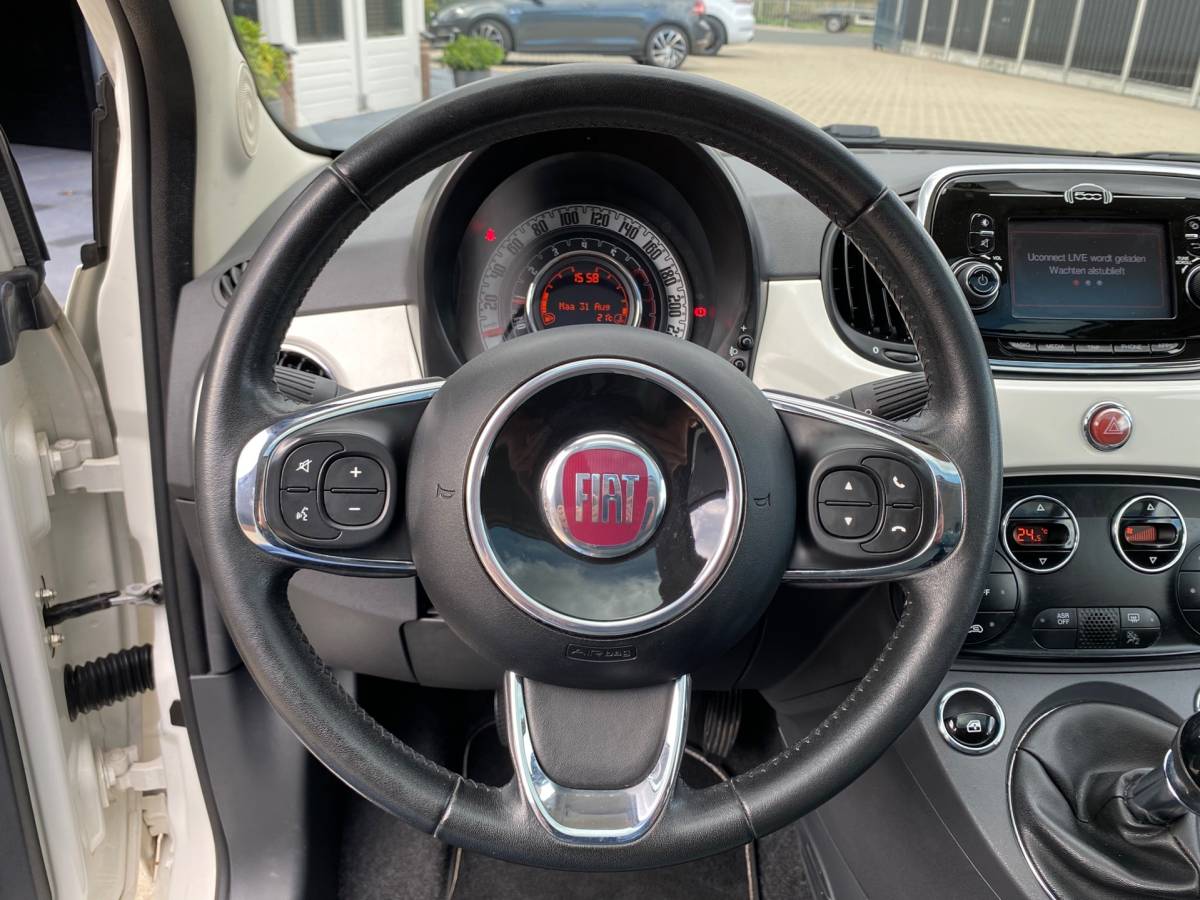 Fiat 500 Fiat 500 1.2 Lounge NIEUWSTAAT PANO XENON CLIMA CHROOM PAKKET ELEKTR PAKKET