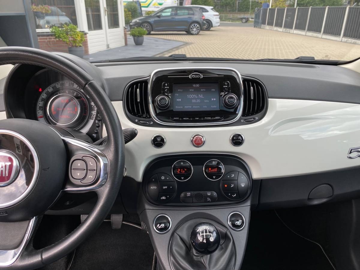 Fiat 500 Fiat 500 1.2 Lounge NIEUWSTAAT PANO XENON CLIMA CHROOM PAKKET ELEKTR PAKKET