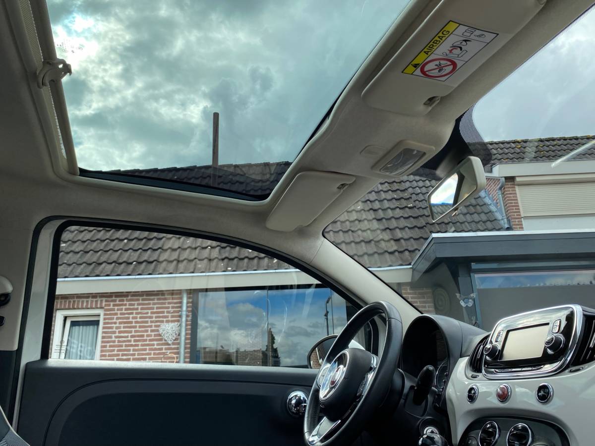 Fiat 500 Fiat 500 1.2 Lounge NIEUWSTAAT PANO XENON CLIMA CHROOM PAKKET ELEKTR PAKKET