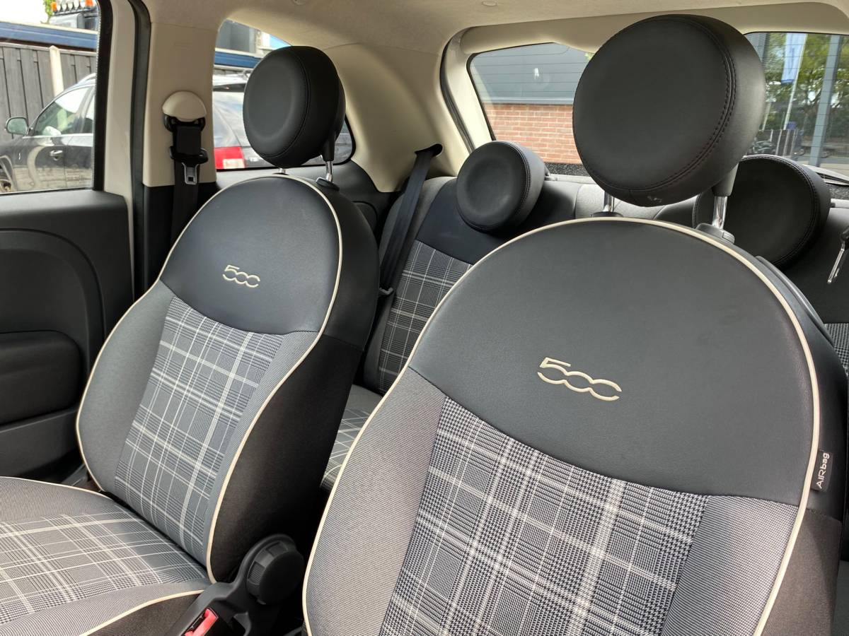 Fiat 500 Fiat 500 1.2 Lounge NIEUWSTAAT PANO XENON CLIMA CHROOM PAKKET ELEKTR PAKKET