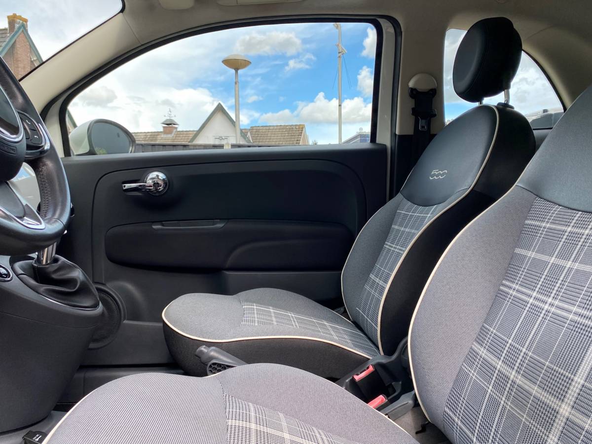 Fiat 500 Fiat 500 1.2 Lounge NIEUWSTAAT PANO XENON CLIMA CHROOM PAKKET ELEKTR PAKKET