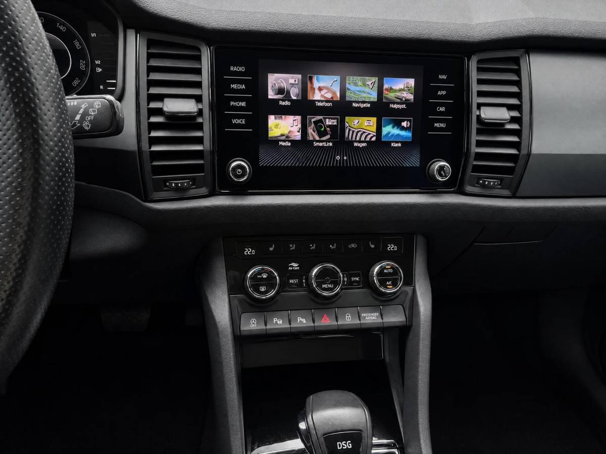 Škoda Kodiaq Skoda Kodiaq 1.5 TSI 150pk DSG Business Edition · Trekhaak · Camera · Apple/Android Car Play · Navigatie · Stoel-& Stuurverwarming · 19” Inch ·