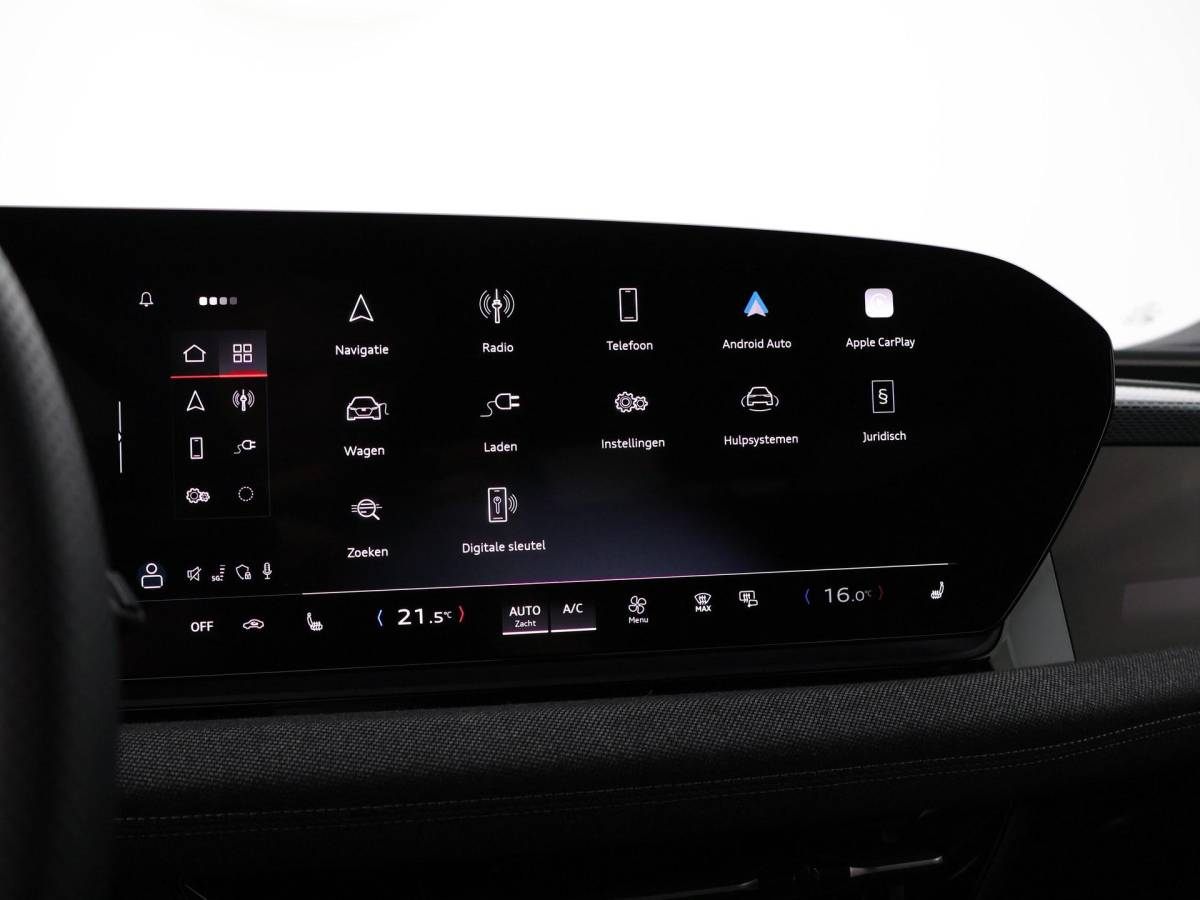 Audi A6 Avant e-tron Audi A6 Avant e-tron S edition 286pk 83 kWh · SOH 97,3% · Warmtepomp · Wegklapbare Trekhaak · 360 Camera · Elek. Voorstoelen · 21” Inch · Achterbank verwarmd · Garantie t/m 09-01-2031 of 100.000km
