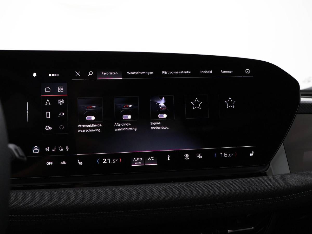 Audi A6 Avant e-tron Audi A6 Avant e-tron S edition 286pk 83 kWh · SOH 97,3% · Warmtepomp · Wegklapbare Trekhaak · 360 Camera · Elek. Voorstoelen · 21” Inch · Achterbank verwarmd · Garantie t/m 09-01-2031 of 100.000km