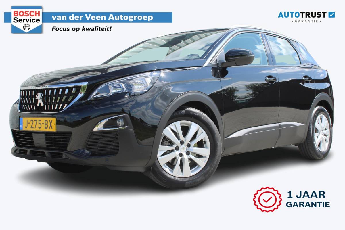 Peugeot 3008 Peugeot 3008 1.2 PureTech Active Avantage | Incl. 12 maanden garantie | Nieuwe distributieriem + beurt | Apple carplay/Android auto | Trekhaak afneembaar | Cruise control | Parkeercamera | Navigatie | Climate control | DAB radio | 100% onderhouden |