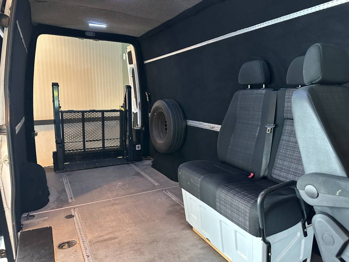 Mercedes-Benz Sprinter Mercedes-Benz Sprinter 316 2.2 CDI 366 AUTOMAAT L2-H2 ROLSTOEL-MINDER VALIDEBUS|SIDE-TO-SIDE|LAAG TARIEF WEGENBELASTING/nwe APK+OH