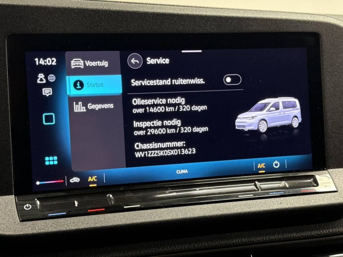 Volkswagen Caddy Volkswagen Caddy Cargo Maxi 2.0 TDI Aut. Style Airco Carplay Adaptive Cruise Control PDC VA Camera Trekhaak 17″ LM Velgen