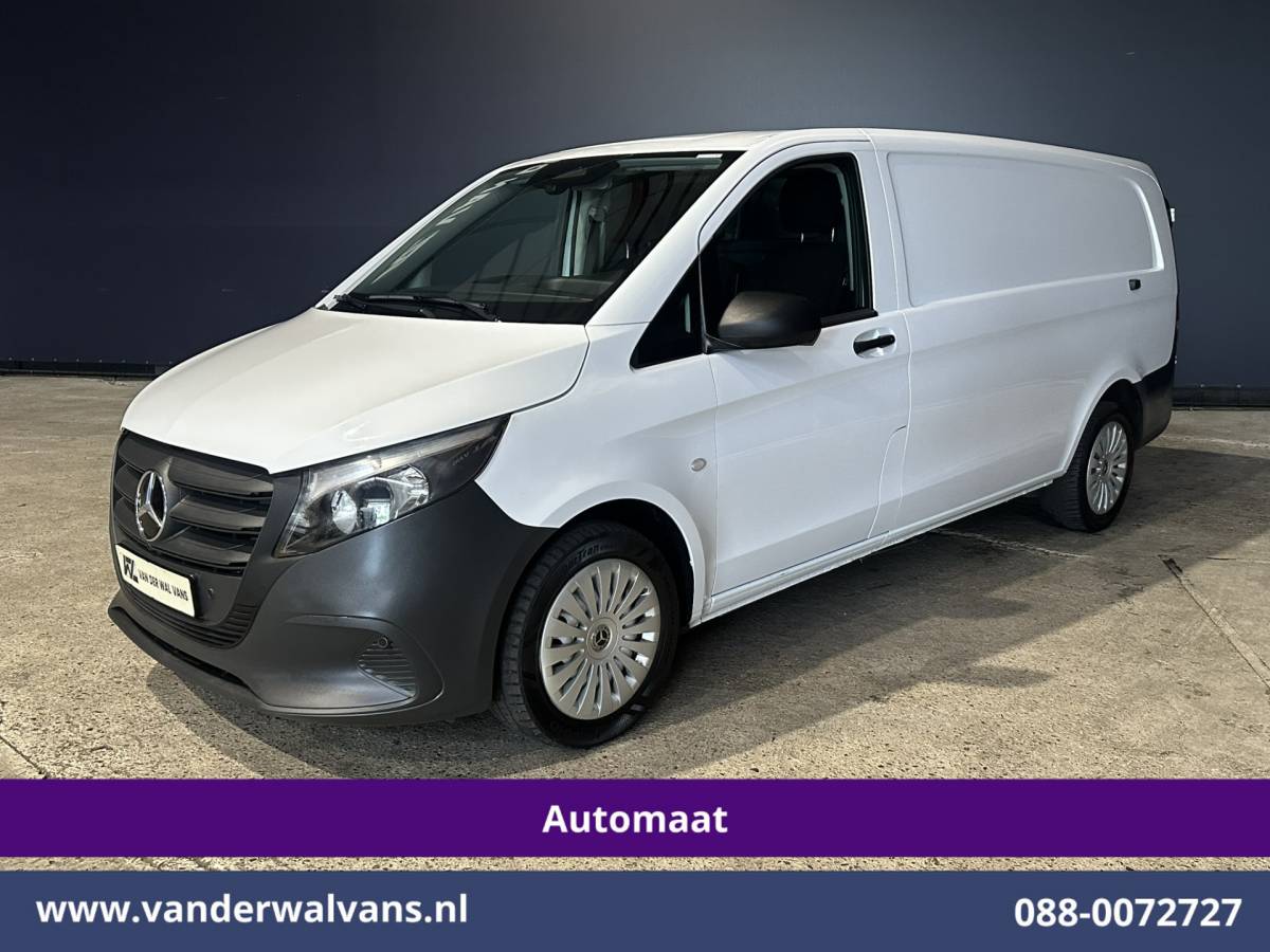 Mercedes-Benz Vito Mercedes-Benz Vito 116 CDI 164pk 9G-Tronic Automaat L3H1 Model 2025 Euro6 Airco | XL MBUX | Camera | Navigatie | Adaptieve Cruisecontrol Stoelverwarming, Bijrijdersbank