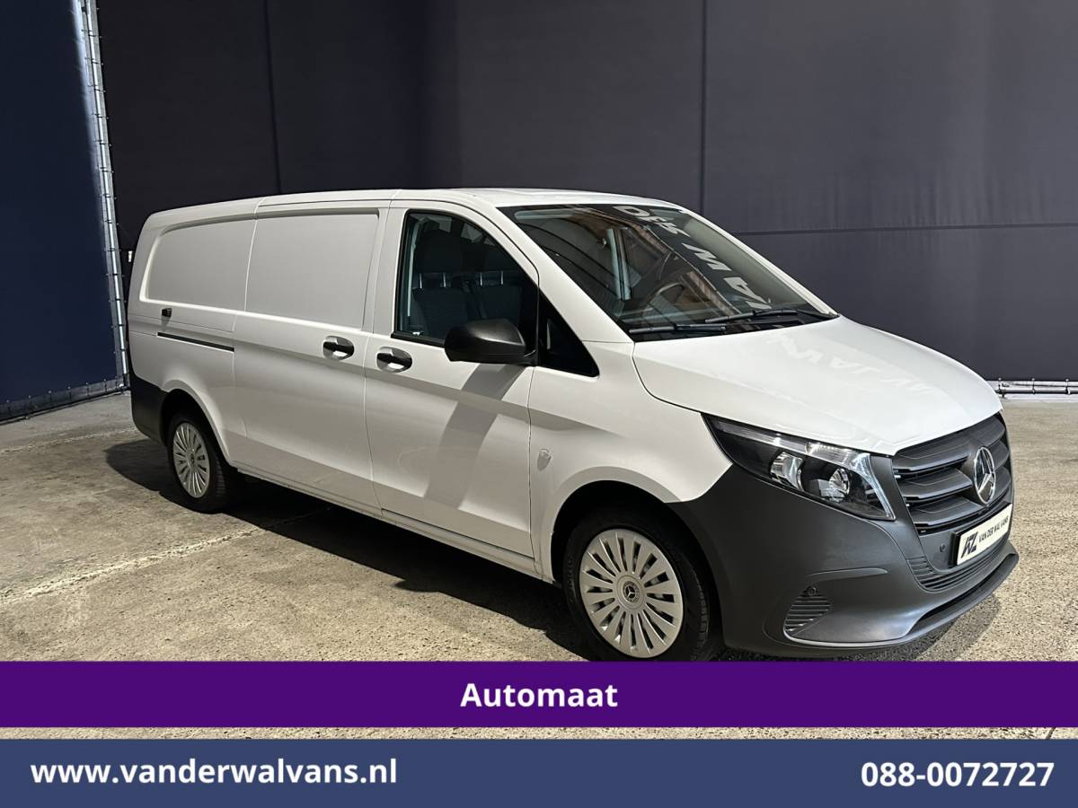 Mercedes-Benz Vito Mercedes-Benz Vito 116 CDI 164pk 9G-Tronic Automaat L3H1 Model 2025 Euro6 Airco | XL MBUX | Camera | Navigatie | Adaptieve Cruisecontrol Stoelverwarming, Bijrijdersbank