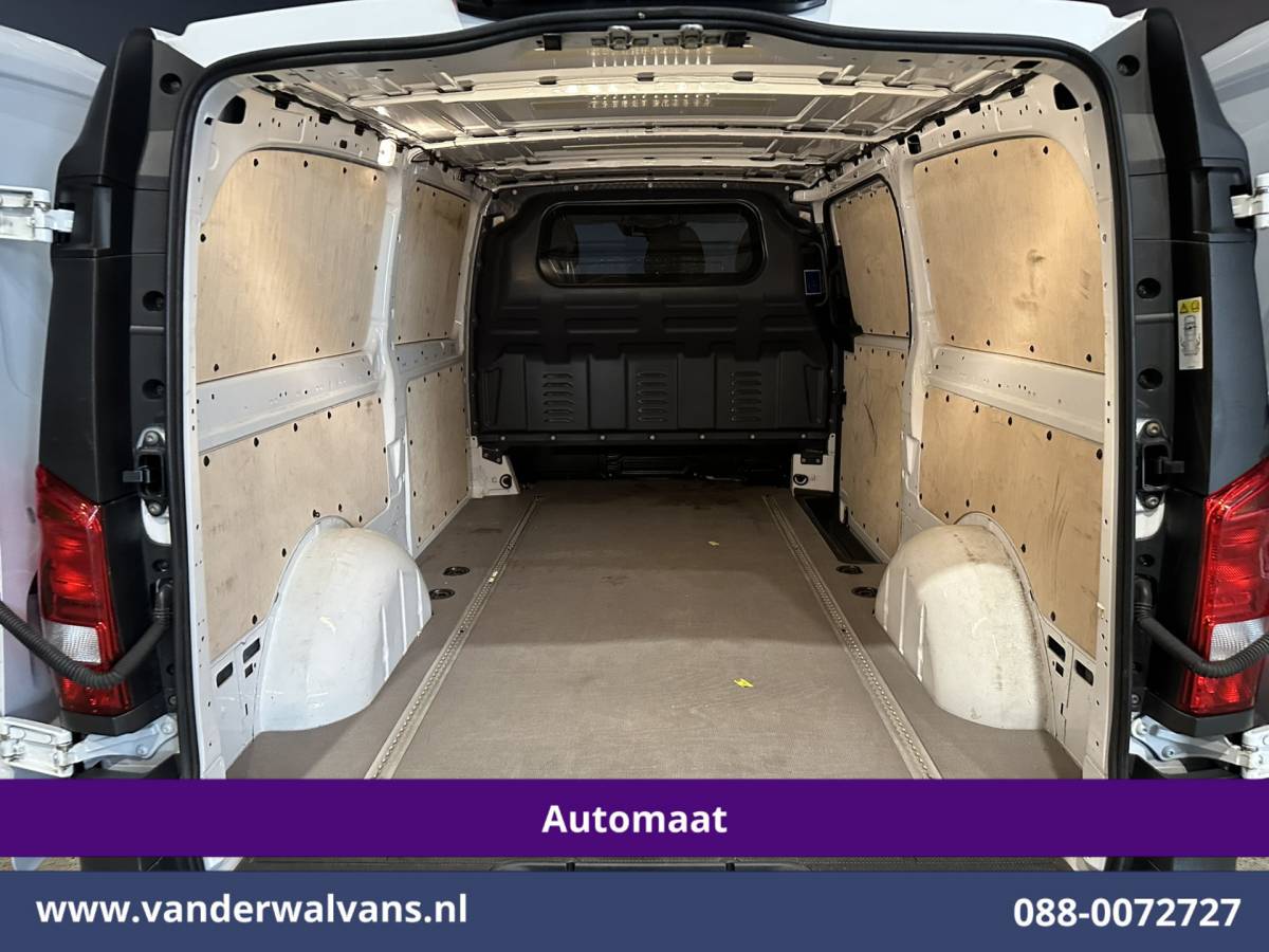Mercedes-Benz Vito Mercedes-Benz Vito 116 CDI 164pk 9G-Tronic Automaat L3H1 Model 2025 Euro6 Airco | XL MBUX | Camera | Navigatie | Adaptieve Cruisecontrol Stoelverwarming, Bijrijdersbank