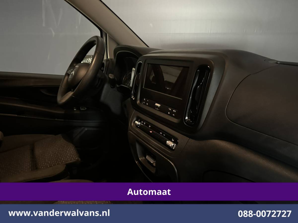 Mercedes-Benz Vito Mercedes-Benz Vito 116 CDI 164pk 9G-Tronic Automaat L3H1 Model 2025 Euro6 Airco | XL MBUX | Camera | Navigatie | Adaptieve Cruisecontrol Stoelverwarming, Bijrijdersbank