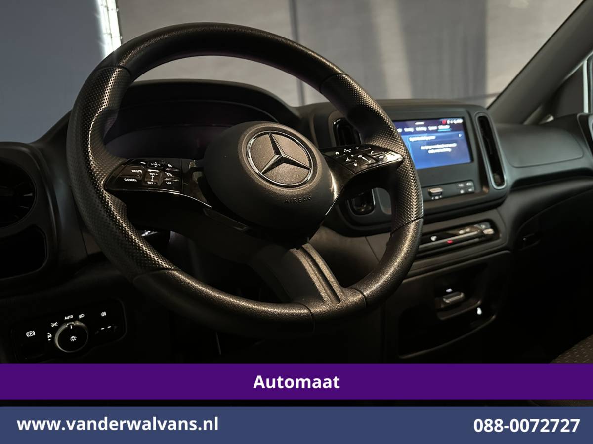Mercedes-Benz Vito Mercedes-Benz Vito 116 CDI 164pk 9G-Tronic Automaat L3H1 Model 2025 Euro6 Airco | XL MBUX | Camera | Navigatie | Adaptieve Cruisecontrol Stoelverwarming, Bijrijdersbank