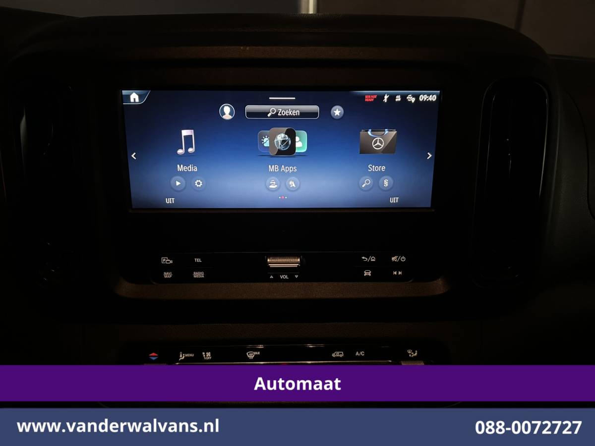 Mercedes-Benz Vito Mercedes-Benz Vito 116 CDI 164pk 9G-Tronic Automaat L3H1 Model 2025 Euro6 Airco | XL MBUX | Camera | Navigatie | Adaptieve Cruisecontrol Stoelverwarming, Bijrijdersbank