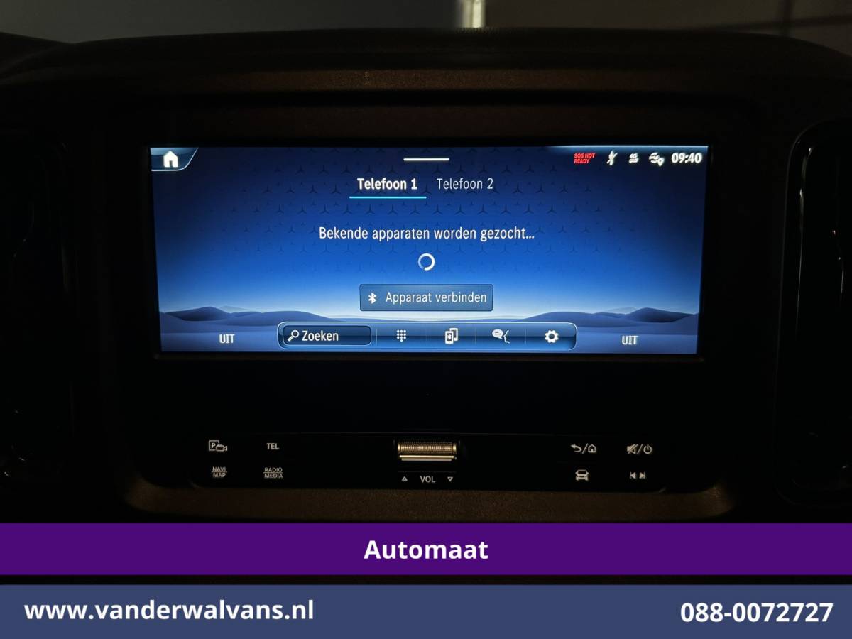 Mercedes-Benz Vito Mercedes-Benz Vito 116 CDI 164pk 9G-Tronic Automaat L3H1 Model 2025 Euro6 Airco | XL MBUX | Camera | Navigatie | Adaptieve Cruisecontrol Stoelverwarming, Bijrijdersbank