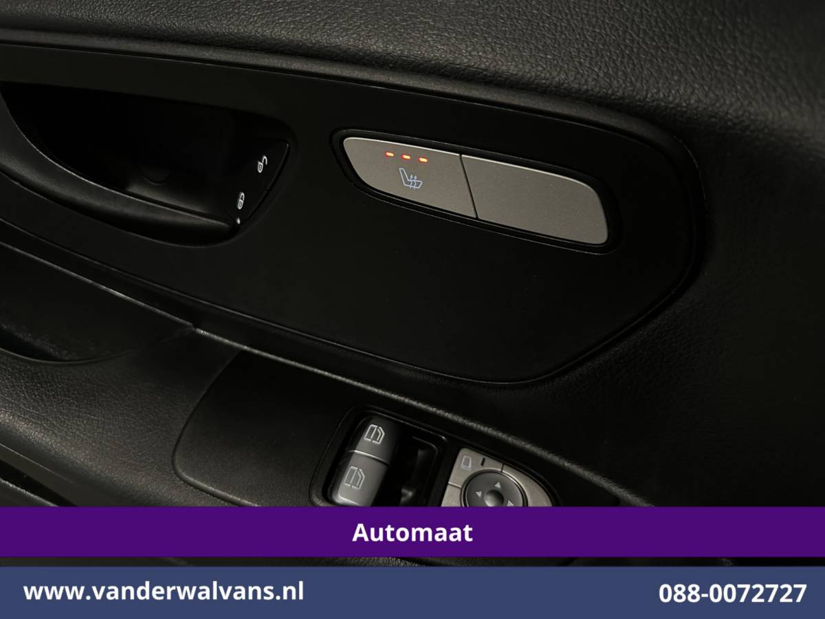 Mercedes-Benz Vito Mercedes-Benz Vito 116 CDI 164pk 9G-Tronic Automaat L3H1 Model 2025 Euro6 Airco | XL MBUX | Camera | Navigatie | Adaptieve Cruisecontrol Stoelverwarming, Bijrijdersbank
