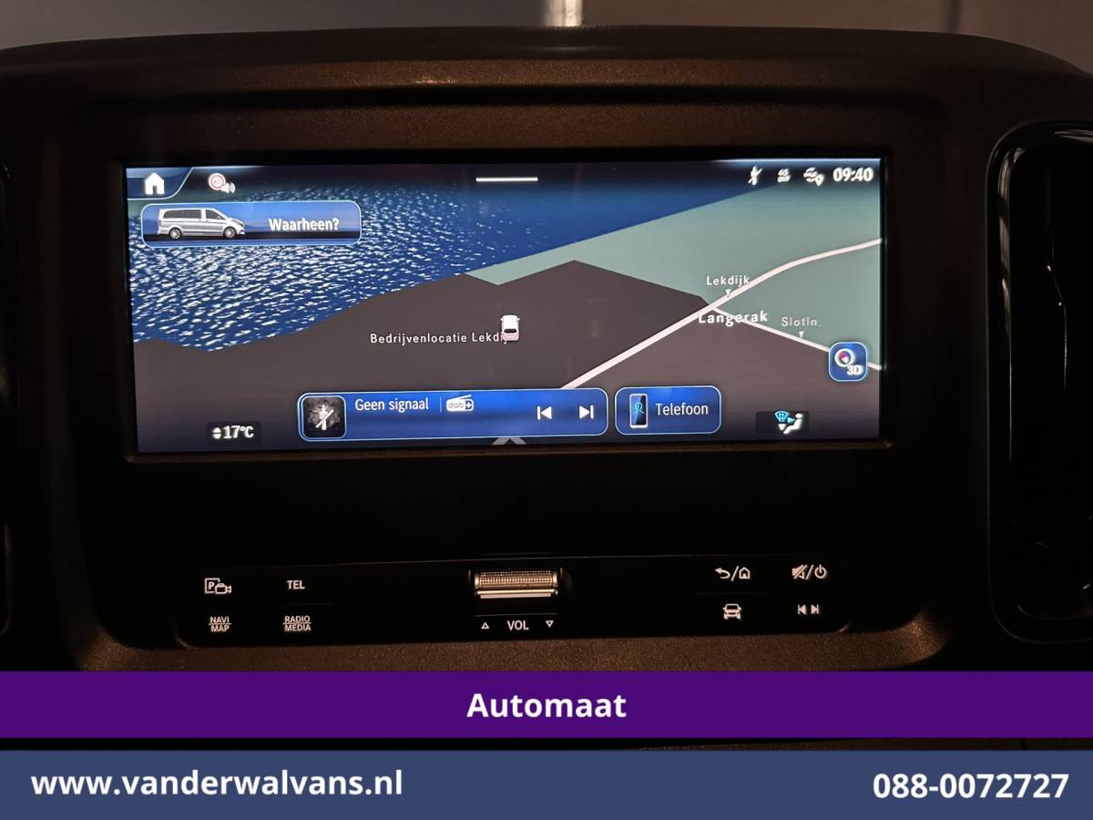 Mercedes-Benz Vito Mercedes-Benz Vito 116 CDI 164pk 9G-Tronic Automaat L3H1 Model 2025 Euro6 Airco | XL MBUX | Camera | Navigatie | Adaptieve Cruisecontrol Stoelverwarming, Bijrijdersbank