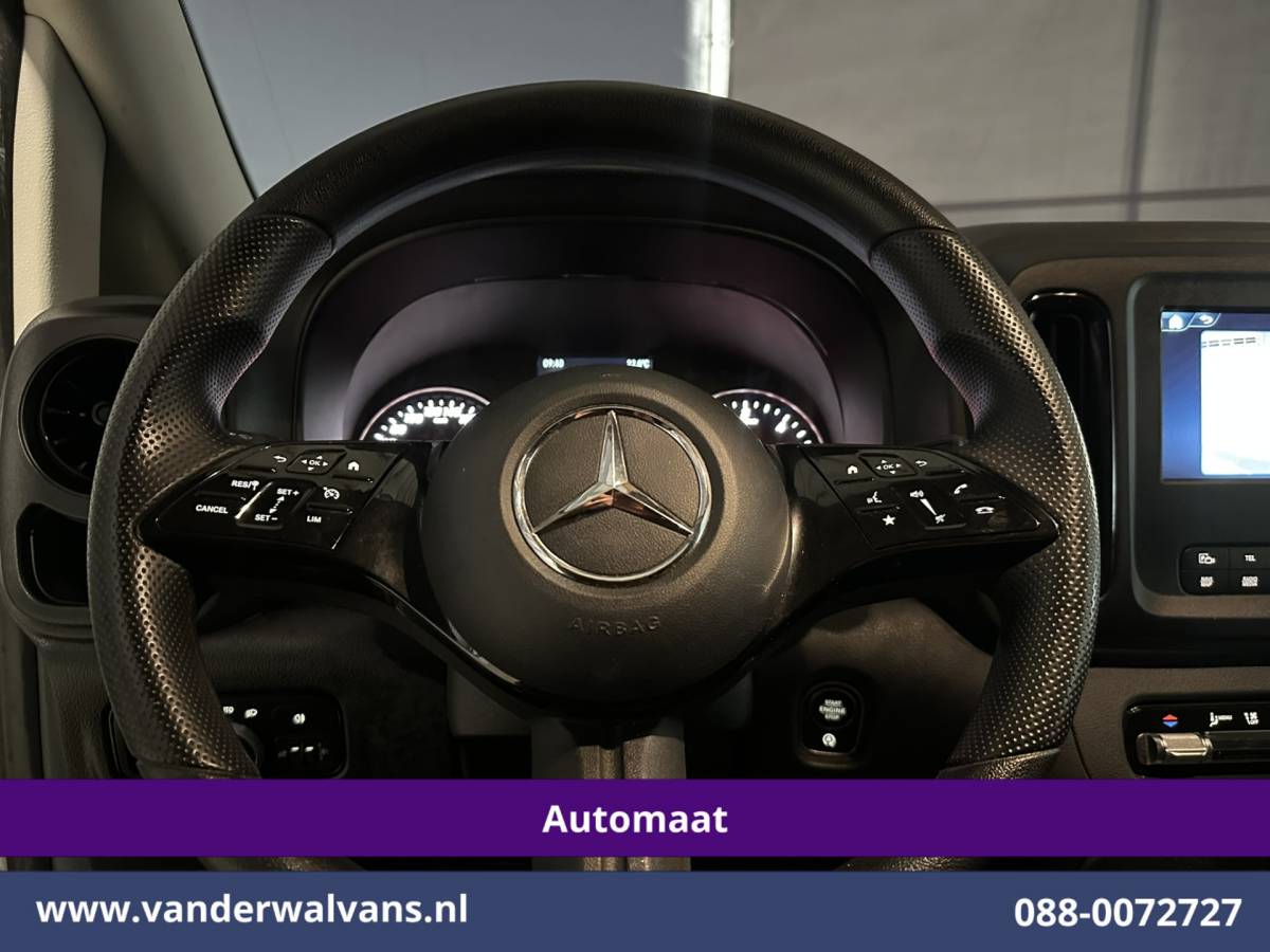 Mercedes-Benz Vito Mercedes-Benz Vito 116 CDI 164pk 9G-Tronic Automaat L3H1 Model 2025 Euro6 Airco | XL MBUX | Camera | Navigatie | Adaptieve Cruisecontrol Stoelverwarming, Bijrijdersbank