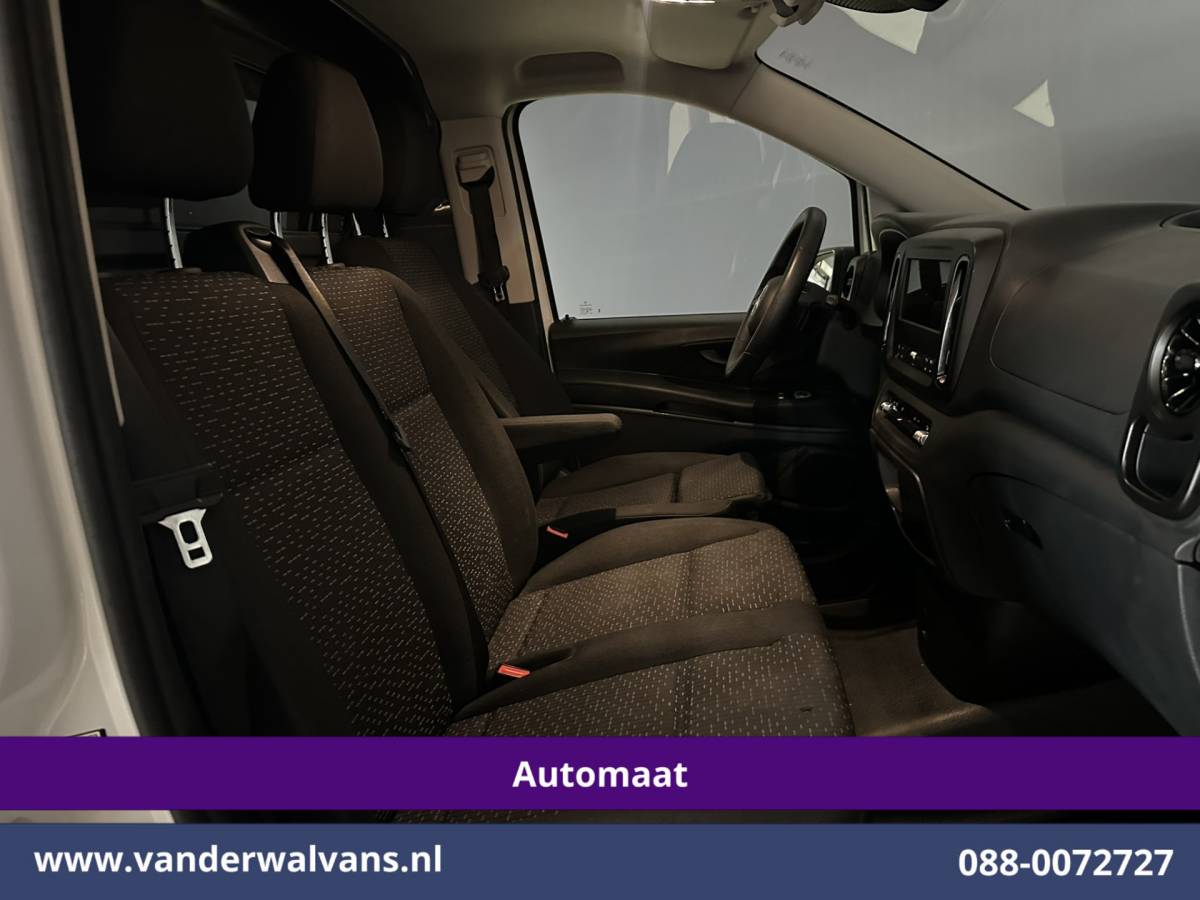 Mercedes-Benz Vito Mercedes-Benz Vito 116 CDI 164pk 9G-Tronic Automaat L3H1 Model 2025 Euro6 Airco | XL MBUX | Camera | Navigatie | Adaptieve Cruisecontrol Stoelverwarming, Bijrijdersbank