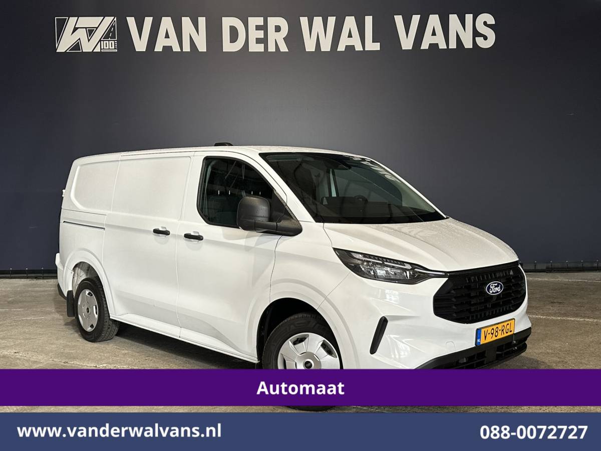 Ford Transit Custom Ford Transit Custom 2.0 TDCI 136pk Automaat L1H1 Euro6 Airco | Camera | LED | Apple Carplay | Cruisecontrol Android Auto, Verwarmde voorruit, Parkeersensoren, Bijrijdersbank