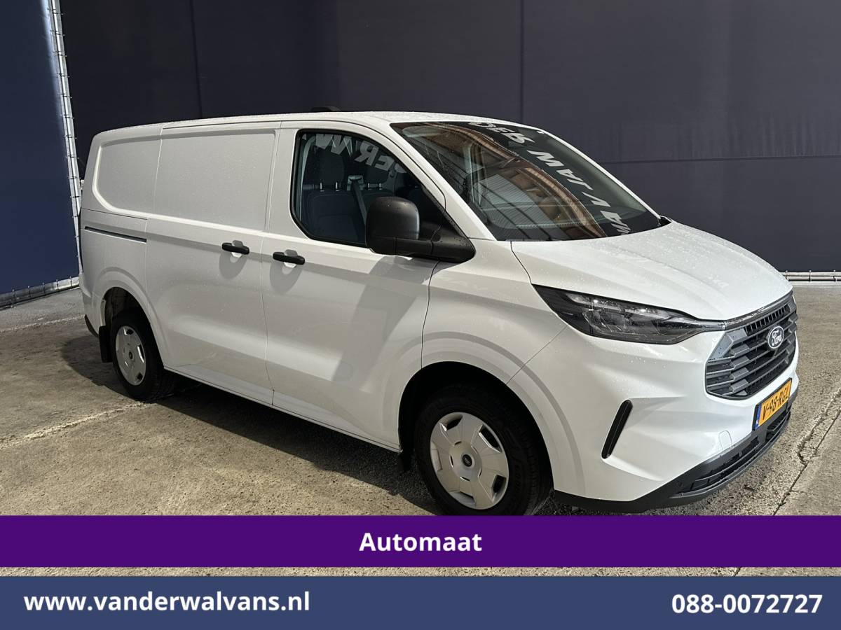 Ford Transit Custom Ford Transit Custom 2.0 TDCI 136pk Automaat L1H1 Euro6 Airco | Camera | LED | Apple Carplay | Cruisecontrol Android Auto, Verwarmde voorruit, Parkeersensoren, Bijrijdersbank