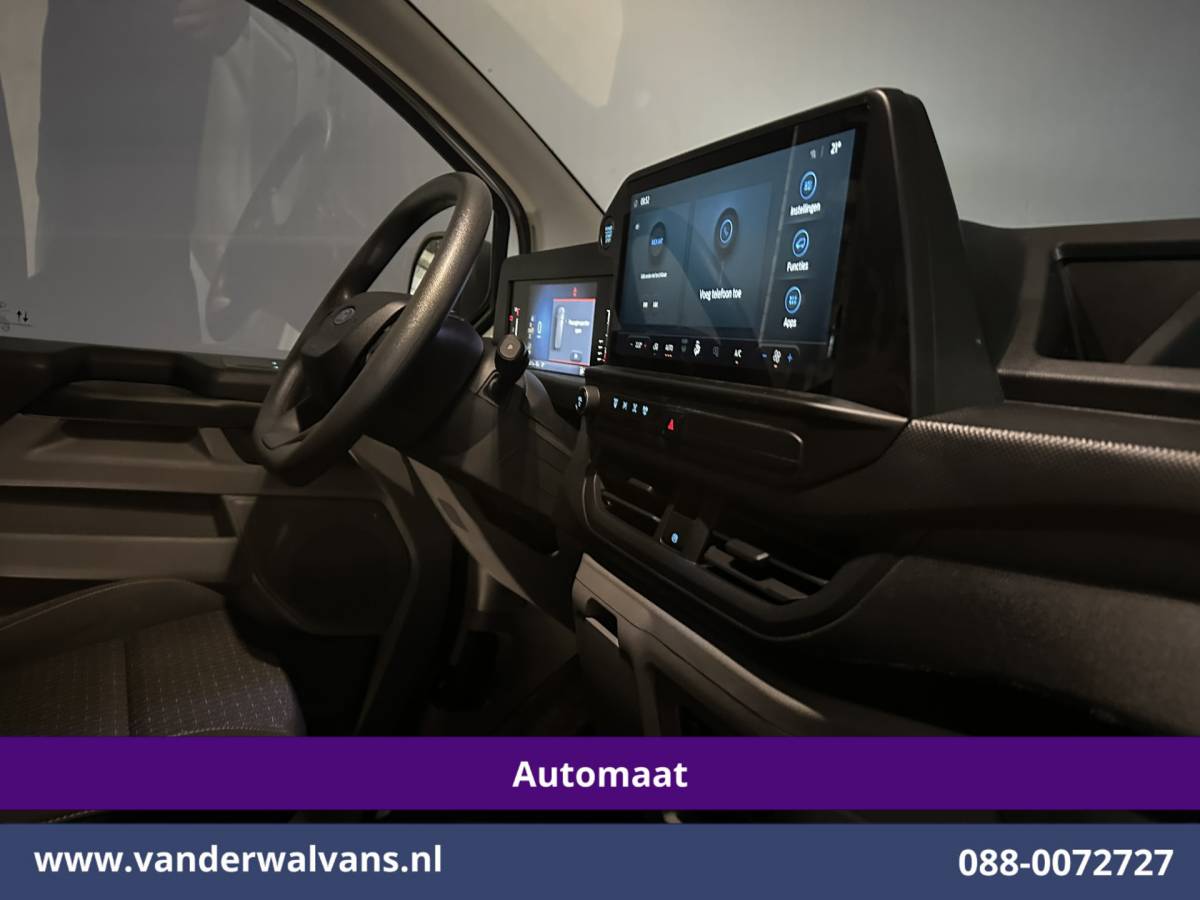 Ford Transit Custom Ford Transit Custom 2.0 TDCI 136pk Automaat L1H1 Euro6 Airco | Camera | LED | Apple Carplay | Cruisecontrol Android Auto, Verwarmde voorruit, Parkeersensoren, Bijrijdersbank