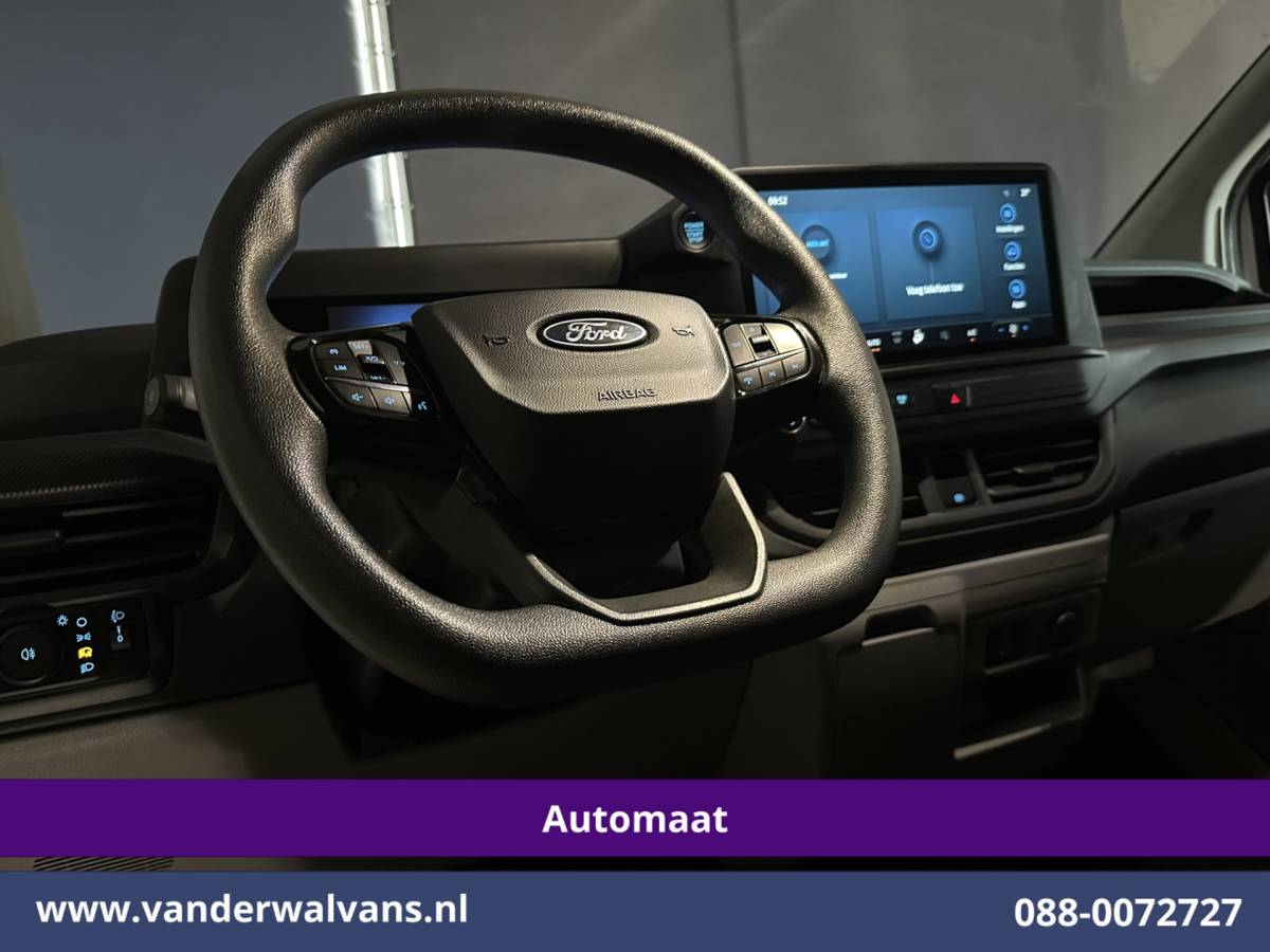 Ford Transit Custom Ford Transit Custom 2.0 TDCI 136pk Automaat L1H1 Euro6 Airco | Camera | LED | Apple Carplay | Cruisecontrol Android Auto, Verwarmde voorruit, Parkeersensoren, Bijrijdersbank
