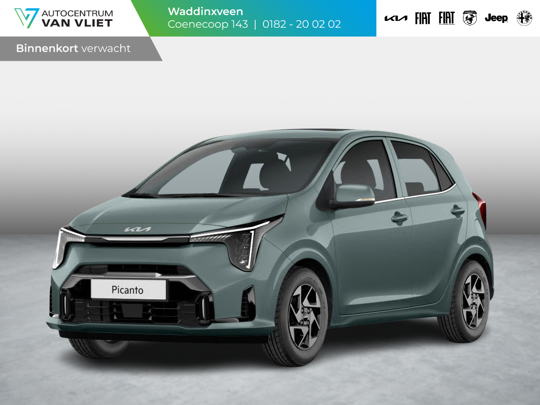 Kia Picanto Kia Picanto 1.0 GDi DynamicPlusLine | Actieprijs* | 4p. | Navi. | Cruise. | Parkeersensoren | Airco | Privacy Glass