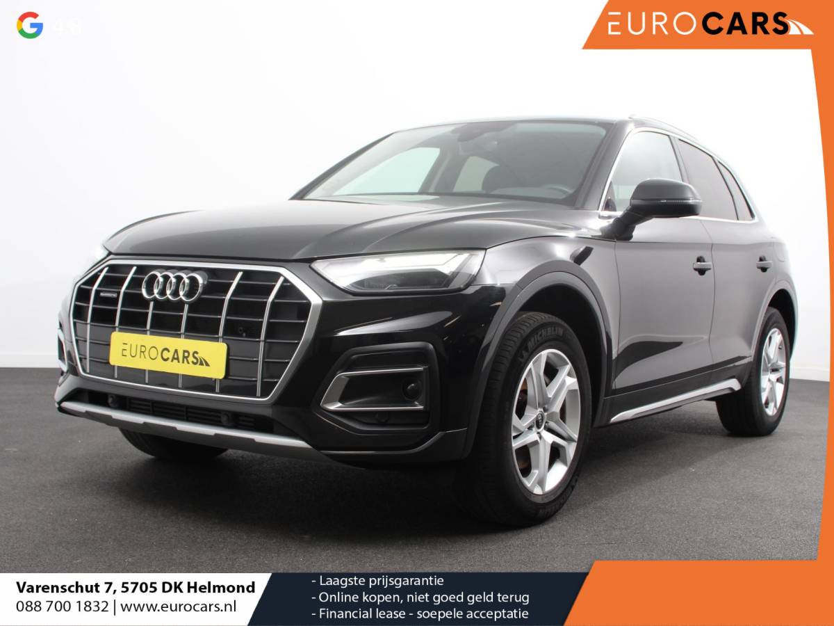 Audi Q5 Audi Q5 50 TFSI e quattro S edition Climate control Adaptieve cruise control Led Apple Carplay/ Android Auto Parkeersensoren Verwarmde voorstoelen Keyless Lane assist Lichtmetalen velgen