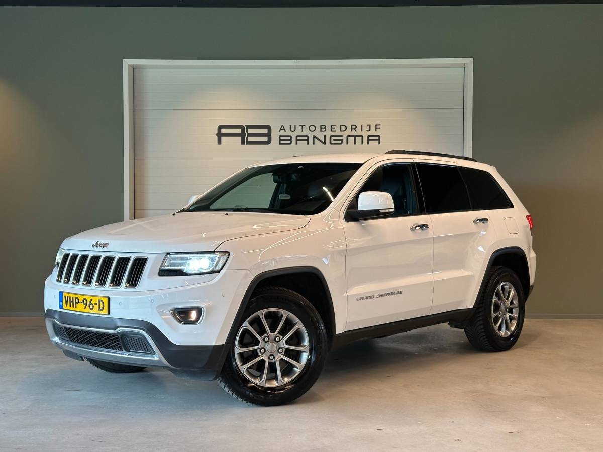 Jeep Grand Cherokee Jeep GRAND CHEROKEE 3.0 CRD V6 AUTOMAAT 4×4 LIMITED-uitv|TREKHAAK|NAVIGATIE|CRUISECONTROL|MEMORY SEATS|LEDER|incl.nwe APK+OH-BEURT