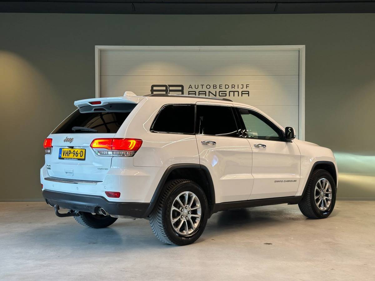 Jeep Grand Cherokee Jeep GRAND CHEROKEE 3.0 CRD V6 AUTOMAAT 4×4 LIMITED-uitv|TREKHAAK|NAVIGATIE|CRUISECONTROL|MEMORY SEATS|LEDER|incl.nwe APK+OH-BEURT