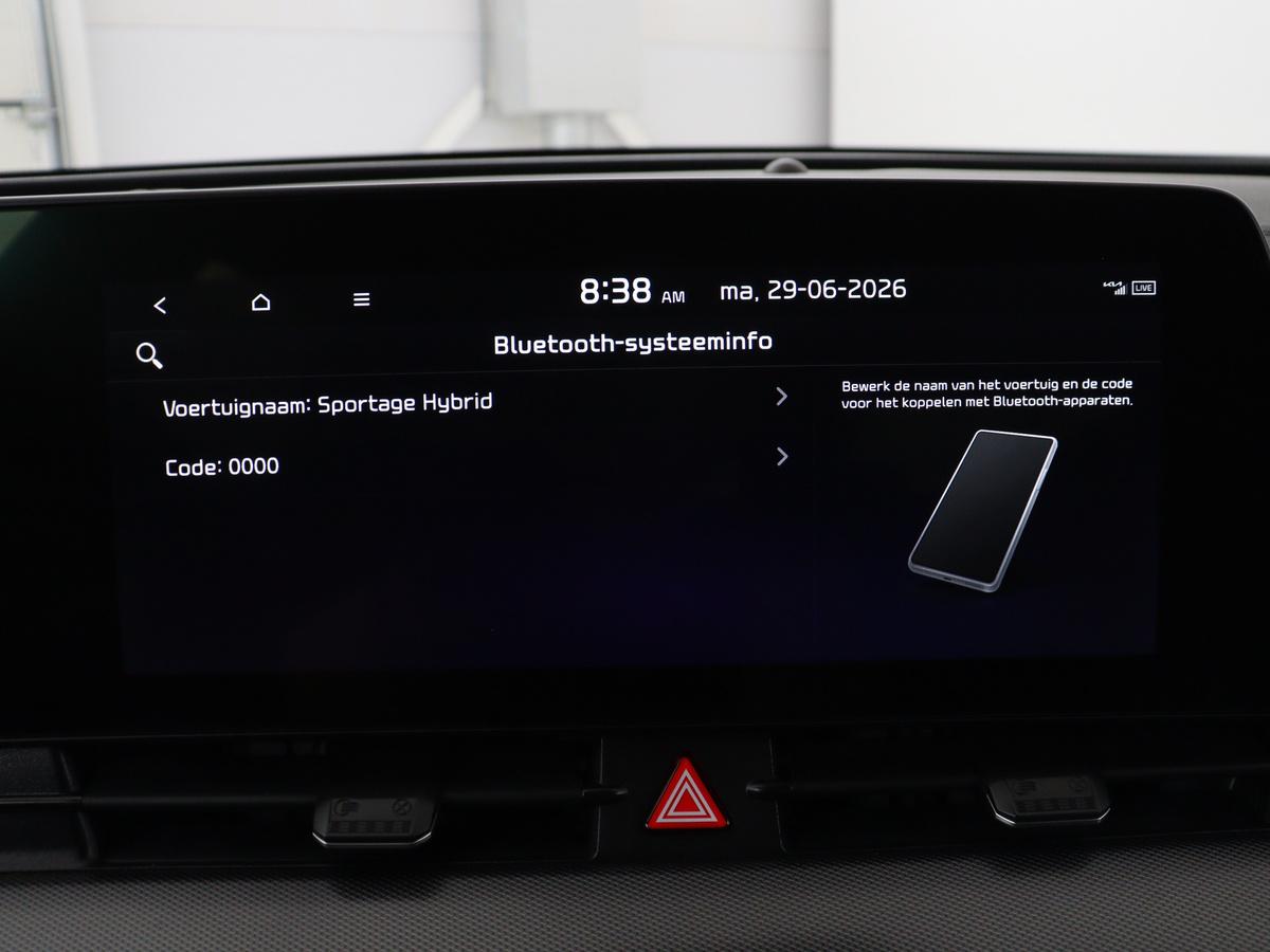 Kia Sportage Kia Sportage 1.6 T-GDi Hybrid GT-Line | Panoramadak |  Trekhaak | Leder/Alcantara | Stoel & stuurverwarming | Adaptive cruise | Matrix LED | Camera | Carplay | Keyless | Achterbankverwarming