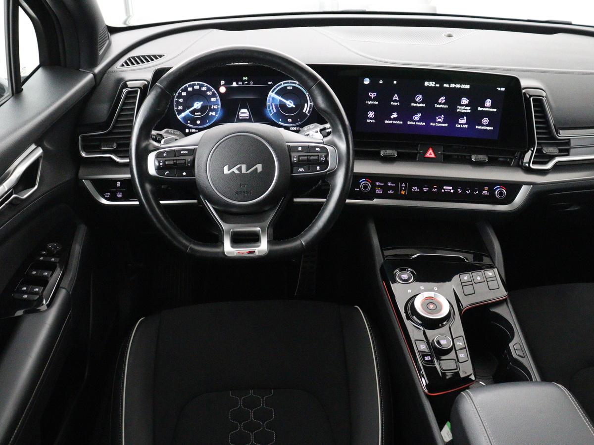 Kia Sportage Kia Sportage 1.6 T-GDi Hybrid GT-Line | Panoramadak |  Trekhaak | Leder/Alcantara | Stoel & stuurverwarming | Adaptive cruise | Matrix LED | Camera | Carplay | Keyless | Achterbankverwarming