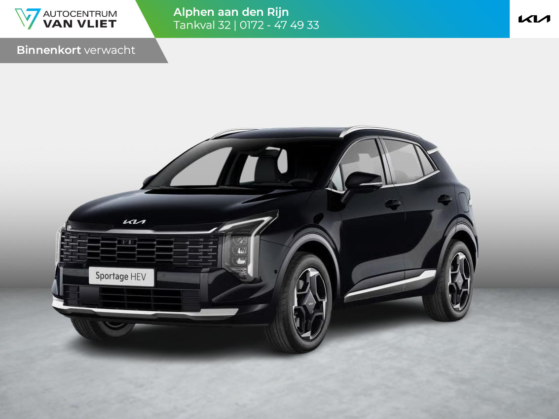 Kia Sportage Kia Sportage 1.6 T-GDi Plug-in Hybrid Black Edition Advanced | Actieprijs* | Navi. | Clima. | Adapt. Cruise. | Achteruitrijcamera | Stoel&Stuur Verwarming | Privacy Glass | Panodak | Dodehoekassistentie | Black Edition Bekleding