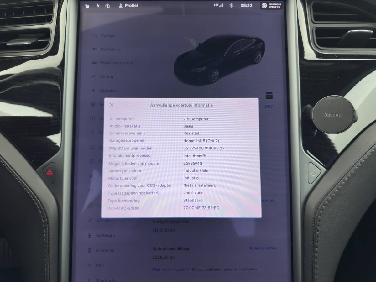 Tesla Model S Tesla Model S 75D Base AWD [ 3-Fase-17kW ] {SoH-89%} Aut. *PANO | LEATHER-FABRIC | AIRSUSPENION | FULL-LED | NAVI-FULLMAP | KEYLESS | HEATED-SPORTSEATS | DIGI-COCKPIT | AUTO-PILOT | CAMERA | 19″ALU*
