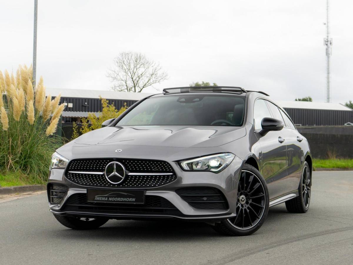 Mercedes-Benz CLA Mercedes CLA-klasse Shooting Brake 250 e AMG Panoramadak|Burmester®|Keyless|Camera 360°|Sfeerverlichting|Night pakket