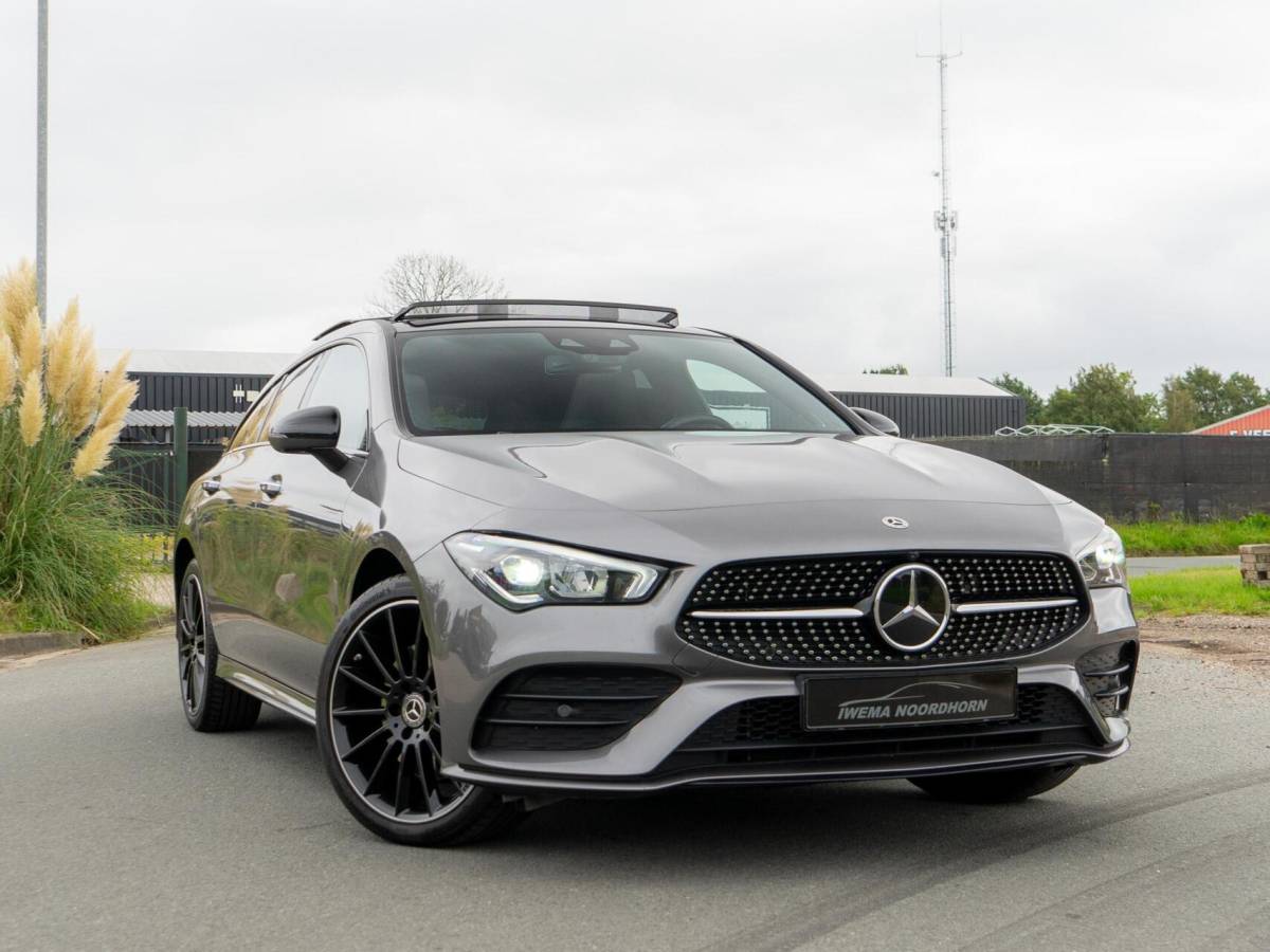 Mercedes-Benz CLA Mercedes CLA-klasse Shooting Brake 250 e AMG Panoramadak|Burmester®|Keyless|Camera 360°|Sfeerverlichting|Night pakket