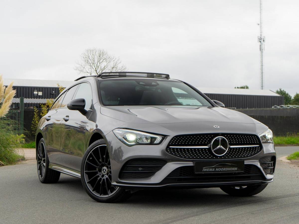 Mercedes-Benz CLA Mercedes CLA-klasse Shooting Brake 250 e AMG Panoramadak|Burmester®|Keyless|Camera 360°|Sfeerverlichting|Night pakket