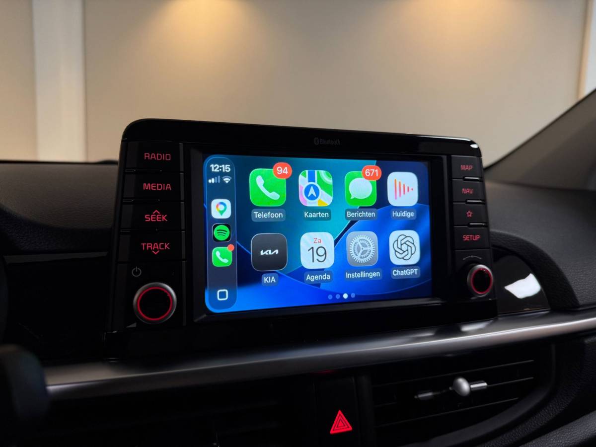 Kia Picanto Kia Picanto 1.2 CVVT GT-Line *Carplay* Stoel/Stuurverw.|Keyless|Camera|Navi|Cruise|Wireless-charging|32.000km|Top onderhouden!