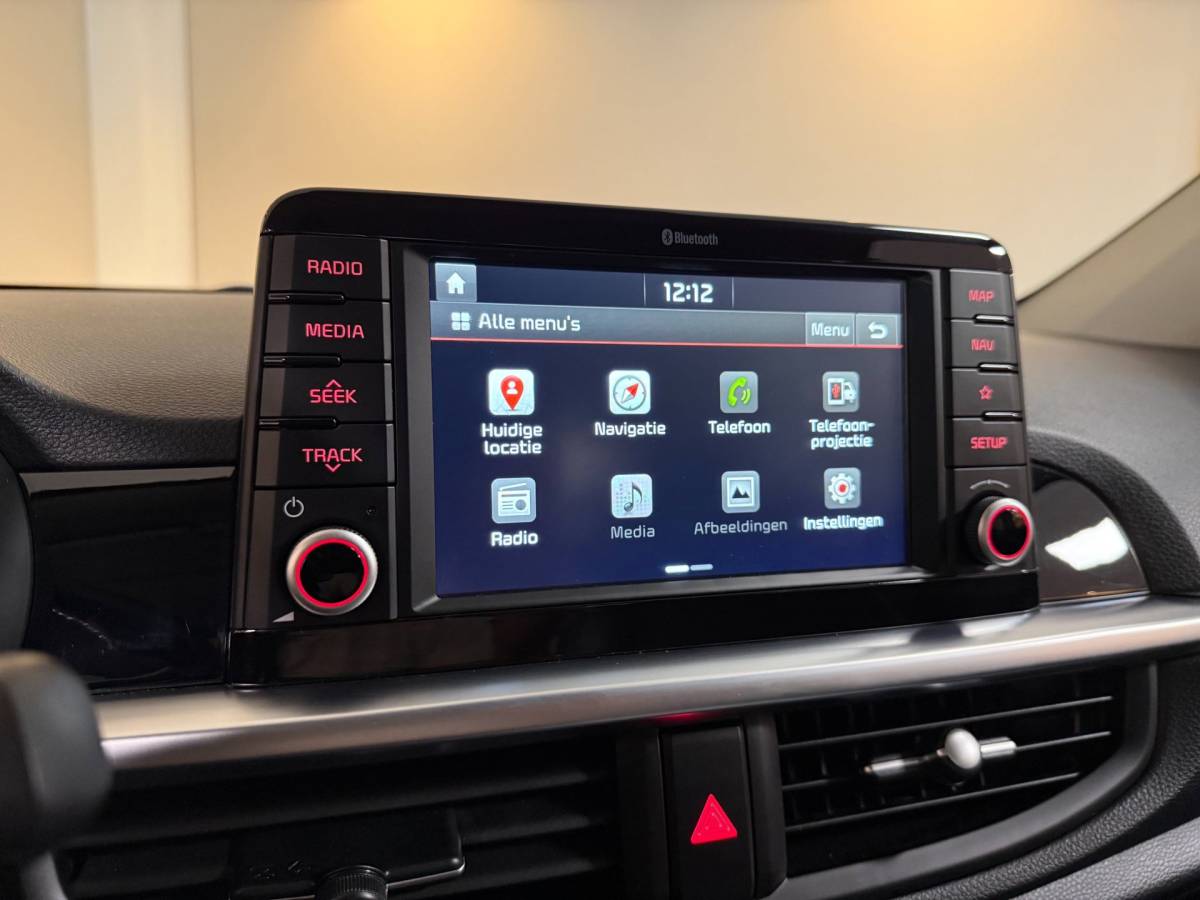 Kia Picanto Kia Picanto 1.2 CVVT GT-Line *Carplay* Stoel/Stuurverw.|Keyless|Camera|Navi|Cruise|Wireless-charging|32.000km|Top onderhouden!