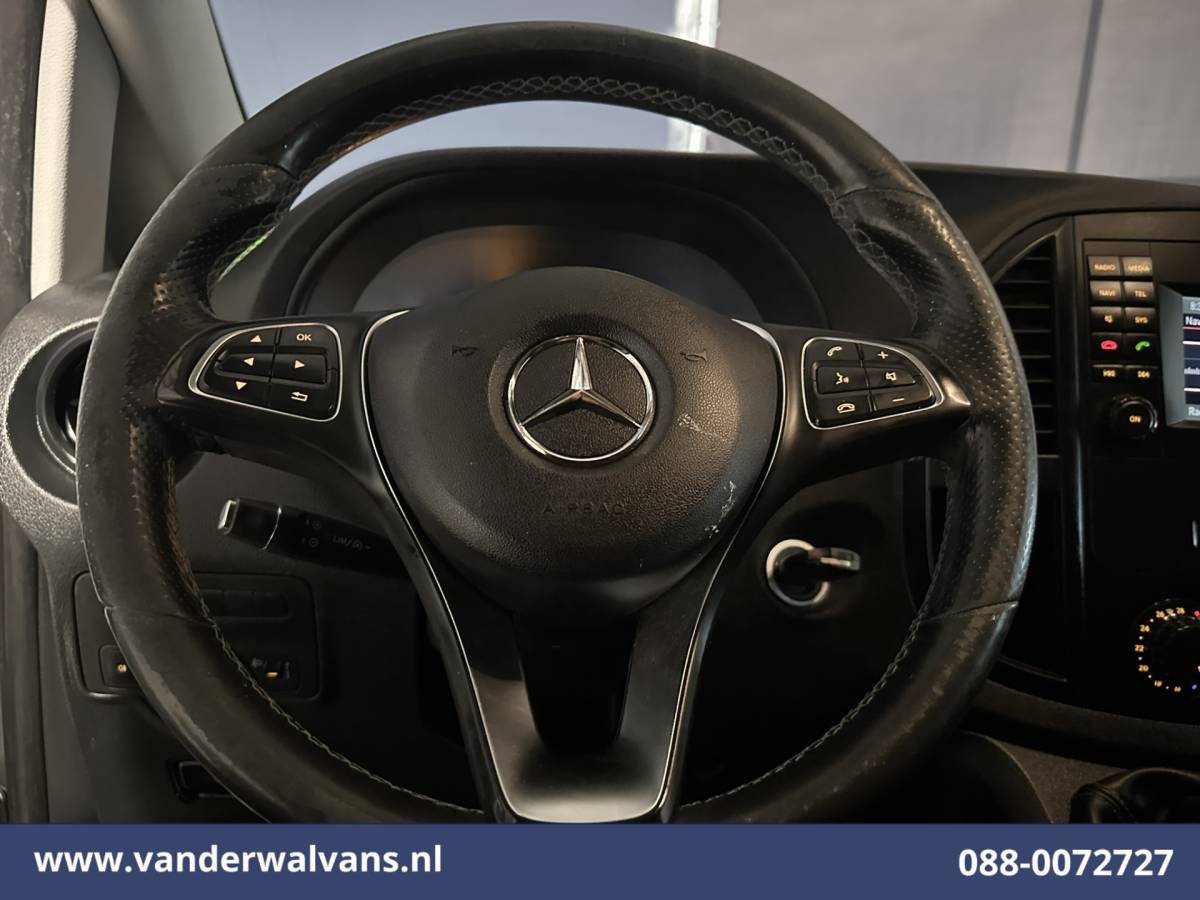 Mercedes-Benz Vito Mercedes-Benz Vito 116 CDI 164pk L2H1 Euro6 Airco | Cruisecontrol | Parkeersensoren Stoelverwarming, Bijrijdersbank