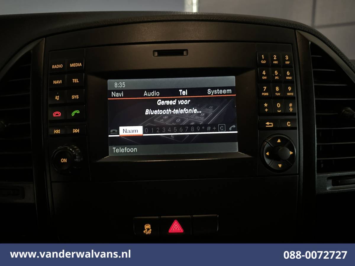 Mercedes-Benz Vito Mercedes-Benz Vito 116 CDI 164pk L2H1 Euro6 Airco | Cruisecontrol | Parkeersensoren Stoelverwarming, Bijrijdersbank