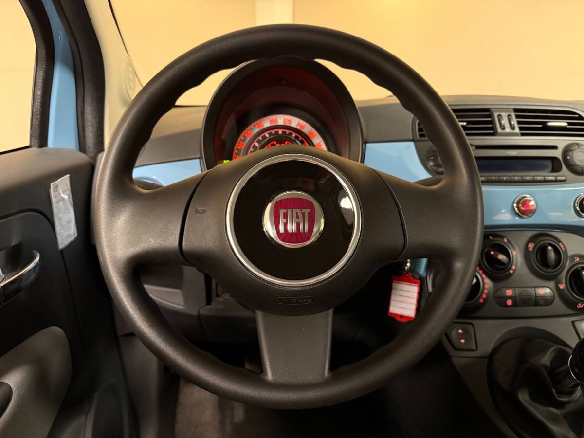 Fiat 500 Fiat 500 1.0 TwinAir Pop *Baby Blue* Top onderhouden! Airco|Isofix|NAP|Origineel NL|Prachtige kleur!