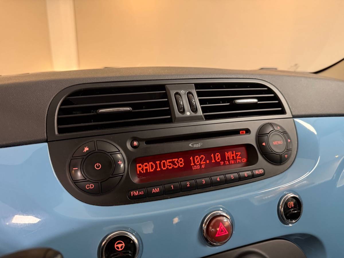 Fiat 500 Fiat 500 1.0 TwinAir Pop *Baby Blue* Top onderhouden! Airco|Isofix|NAP|Origineel NL|Prachtige kleur!