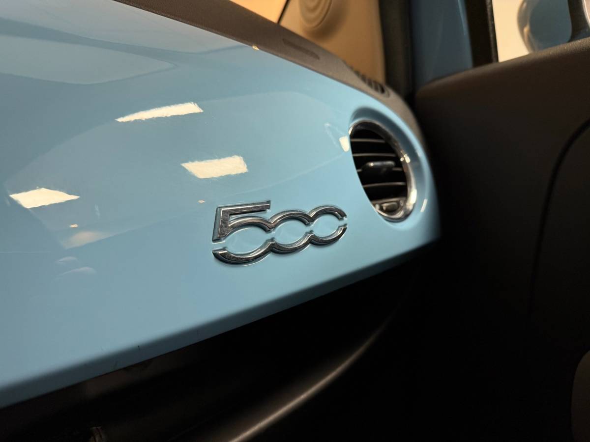 Fiat 500 Fiat 500 1.0 TwinAir Pop *Baby Blue* Top onderhouden! Airco|Isofix|NAP|Origineel NL|Prachtige kleur!