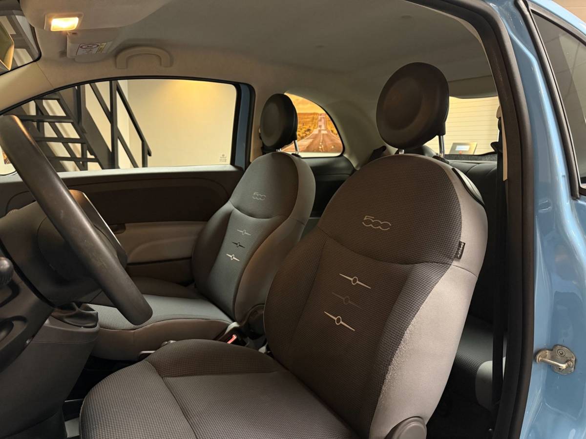 Fiat 500 Fiat 500 1.0 TwinAir Pop *Baby Blue* Top onderhouden! Airco|Isofix|NAP|Origineel NL|Prachtige kleur!